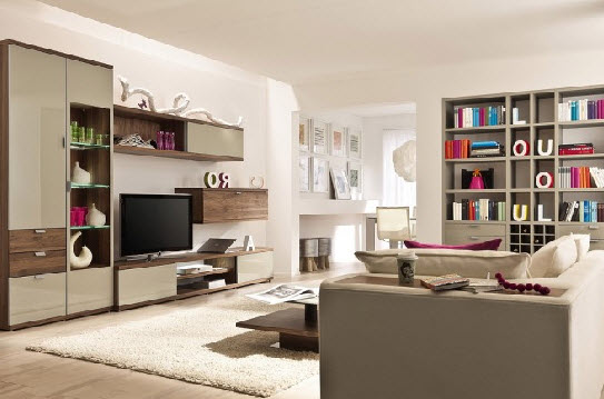 10 mẫu phòng khách phá cách với màu be - Archi