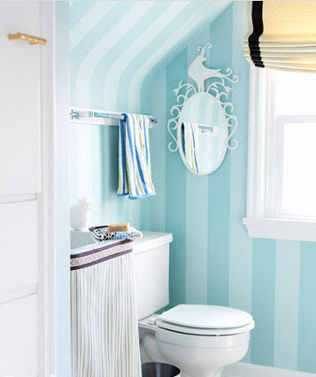 Sắc màu tươi tắn cho phòng tắm mùa hè - Archi