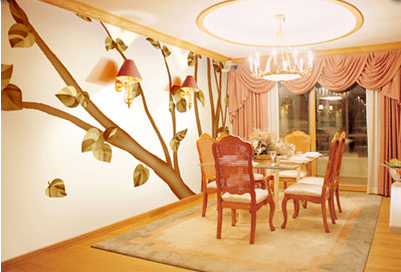 Bức tường nhà đẹp hơn với giấy dán tường